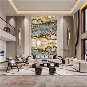 Brazil Shangri-La Granite Slab For Wall Decor Luxury Design