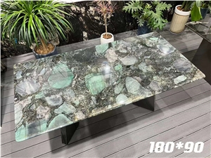 Emerald Marinace Quartzite Luxury Stone Table Top