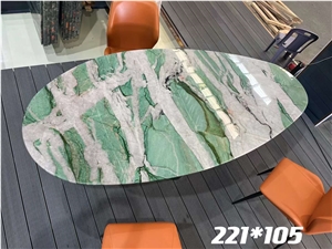 Emerald Marinace Quartzite Luxury Stone Table Top