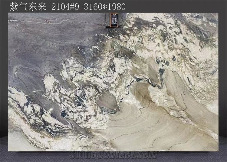 Green White Color Quartzite Slab Stone Hot Sell Stone