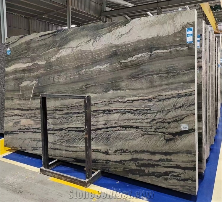 Green White Color Quartzite Slab Stone Hot Sell Stone