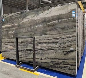 Green White Color Quartzite Slab Stone Hot Sell Stone