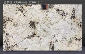Green White Color Quartzite Slab Stone Hot Sell Stone