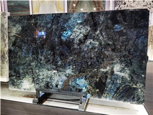 Labradorite Blue Flower Slab For Home Decor Labradorite Blue Flower Slab For Home Decor