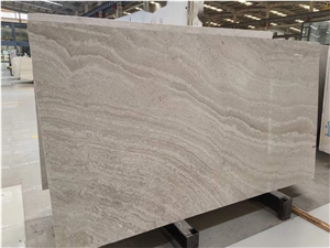 New Arrival Cross Cut White Wooden Marble For Project