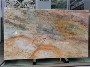 White Black Quartzite Luxury Stone Slab Stone Tile