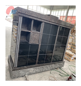 High Quality India Mahogany Natural Stone Columbarium