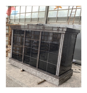 High Quality India Mahogany Natural Stone Columbarium