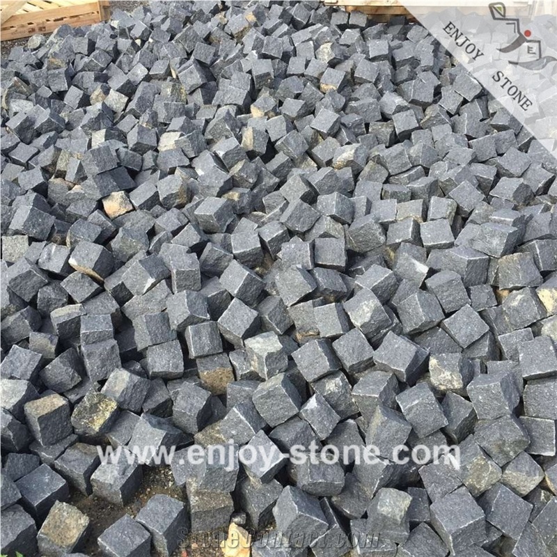 Black Basalt G684  Black Basalt  Cube Stone
