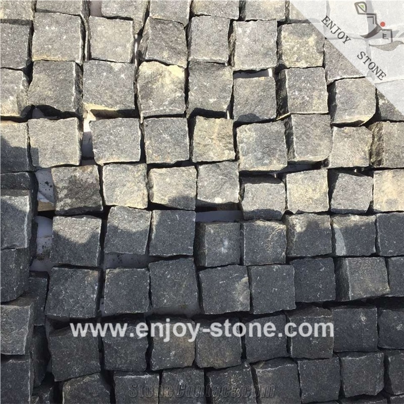 Black Basalt G684  Black Basalt  Cube Stone