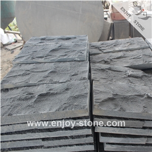 Black Basalt Hainan Black Basalt Natural Split/Mushroomed