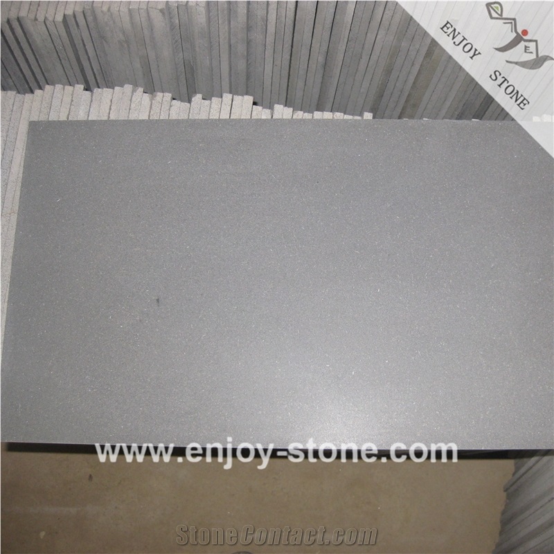 China Grey Basalt Basalt Tiles Honed