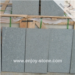 G612 Green Granite/Olive Green/Granite Tiles Bush Hammered