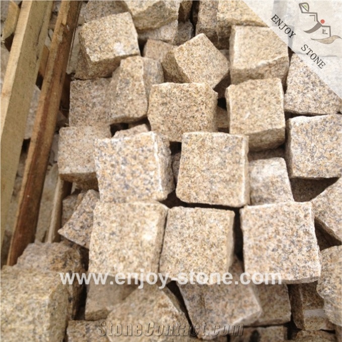 G682 Rustic Yellow Granite Paving Stone