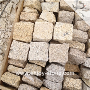 G682 Rustic Yellow Granite Paving Stone