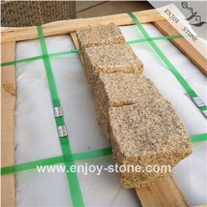 G682 Rustic Yellow Granite Paving Stone