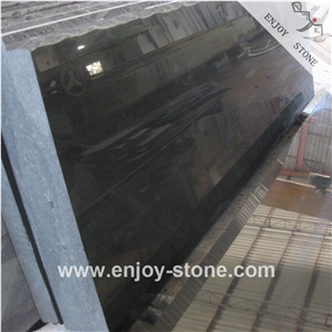 G684 Black Basalt Slabs Polished