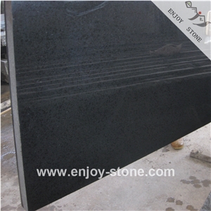 G684 Black Basalt Slabs Polished