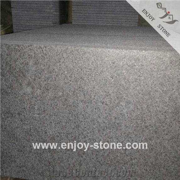 G684 Flamed  Black Basalt Tile  Slabs