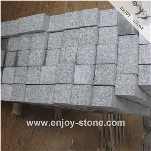 Green Granite G612 Olive Green Granite Cobblestone Pavers