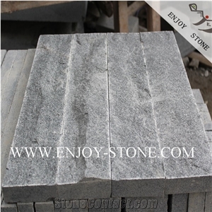 Mushroomed G654 Sesame Grey Granite Wall Cladding Granite