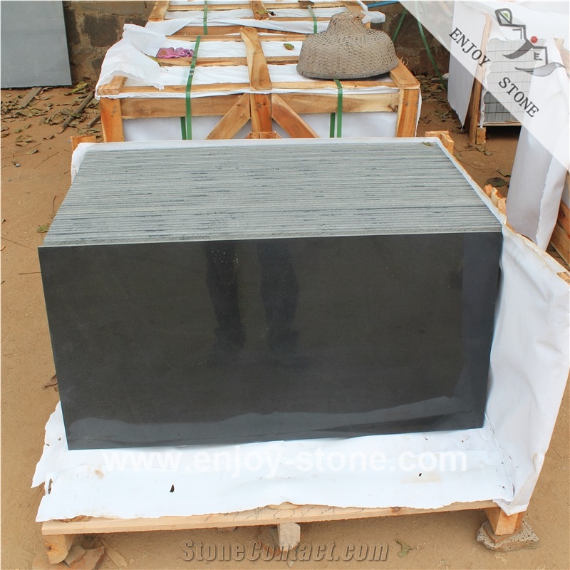 Polished Black Basalt Hainan Black Basalt Tiles/Slabs