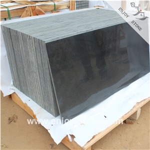 Polished Black Basalt Hainan Black Basalt Tiles/Slabs