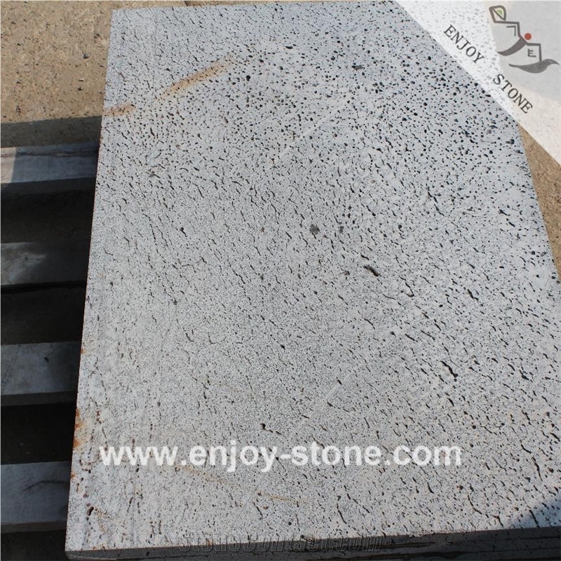Sawn Lava Stone / Sawn Volcanic Rock Tiles Sawn