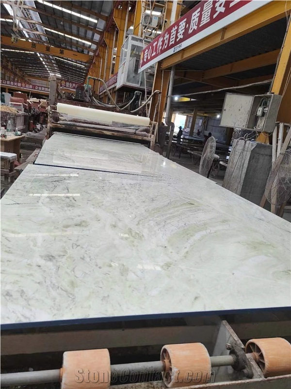 Amazon White Marble Slab Tiles