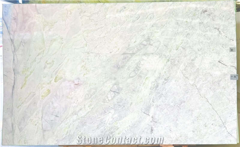 Amazon White Marble Slab Tiles
