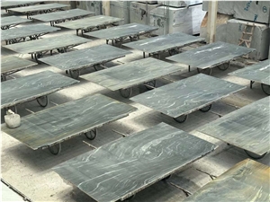 Brasilia Black Granite Slabs Tiles