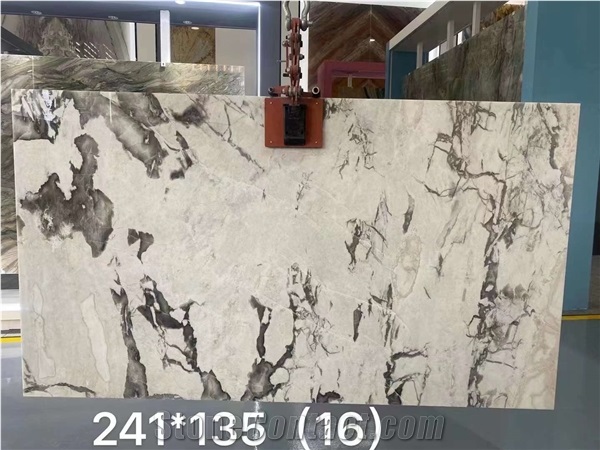Cream Picasso White Marble