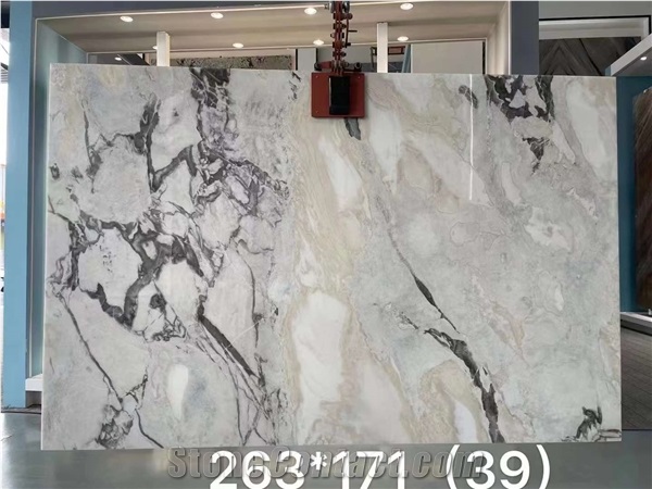 Cream Picasso White Marble
