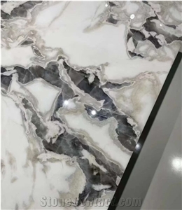 Cream Picasso White Marble
