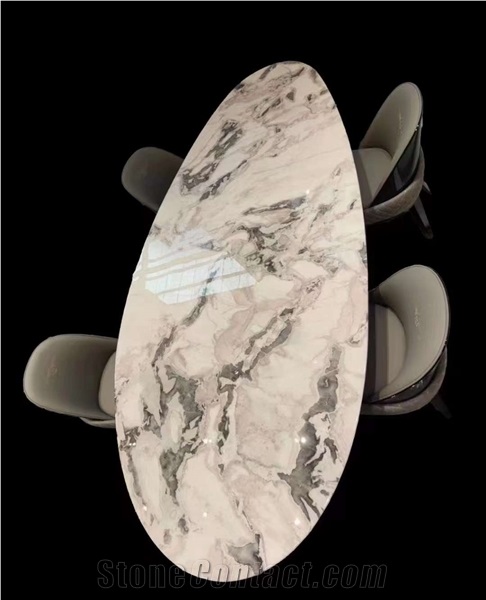 Cream Picasso White Marble