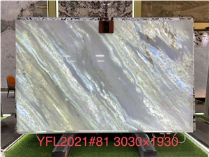 Cristalita Ocean Blue Marble Slab Tiles
