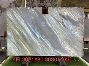 Cristalita Ocean Blue Marble Slab Tiles