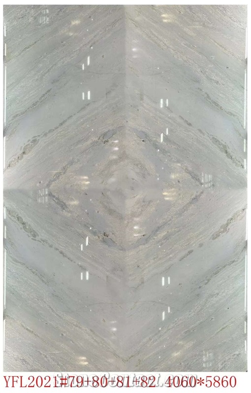 Cristalita Ocean Blue Marble Slab Tiles