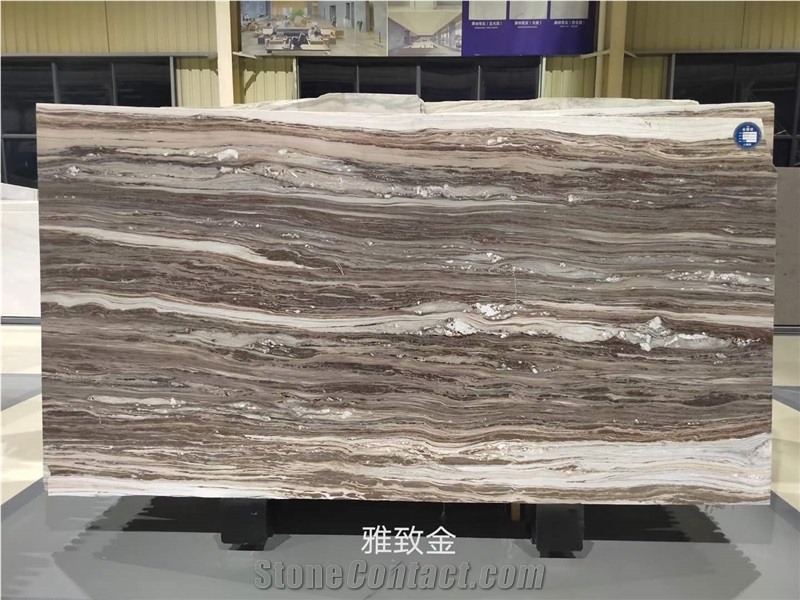Elegant Gold Marble Slab Tiles China