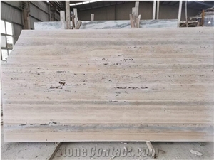 Italian Silver Grey Cave Travertine