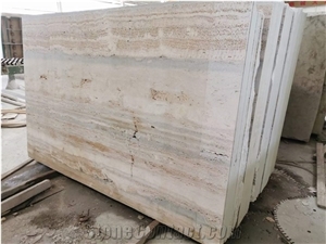 Italian Silver Grey Cave Travertine