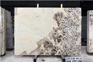 Pandora White Granite Slabs