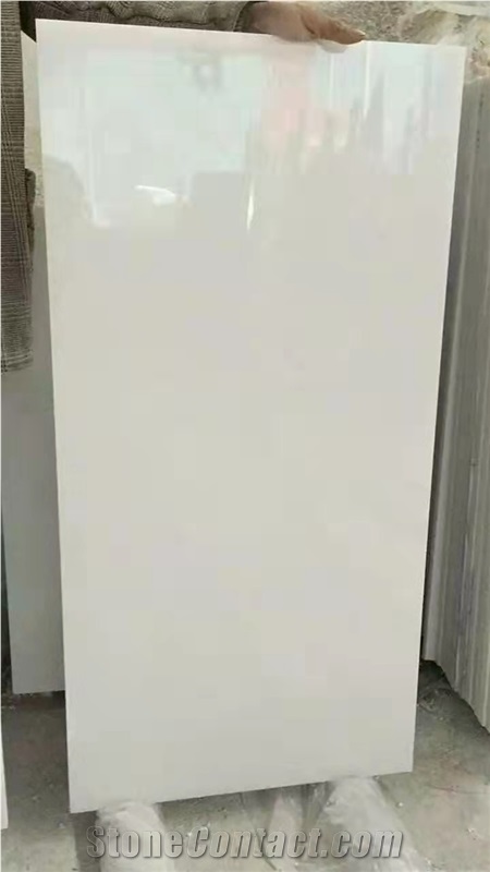 Sichuan Pure White Marble Slab Tiles China