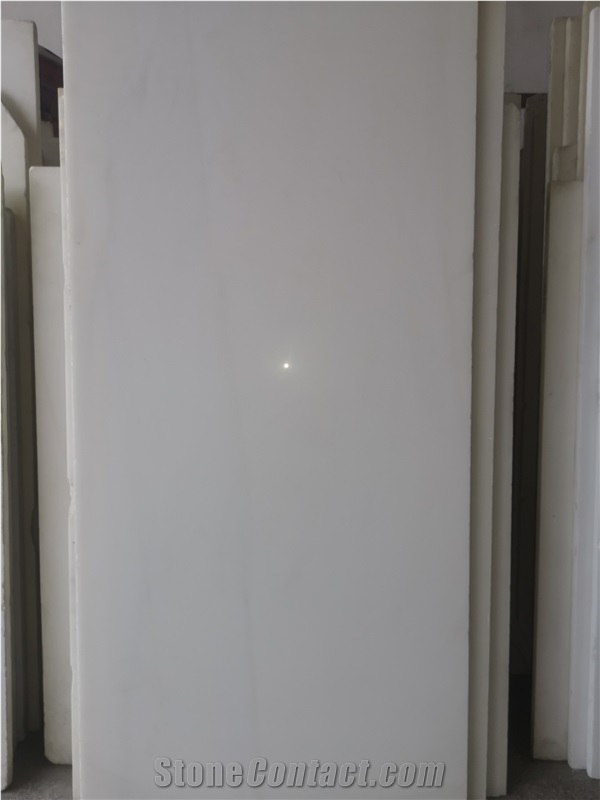Sichuan Pure White Marble Slab Tiles China