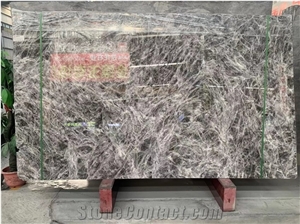 Silver Fox Grey Marble Slab