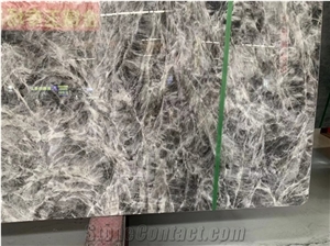 Silver Fox Grey Marble Slab
