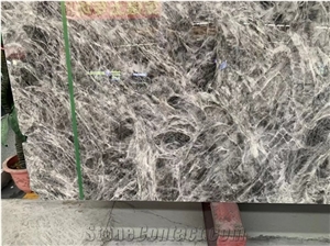 Silver Fox Grey Marble Slab