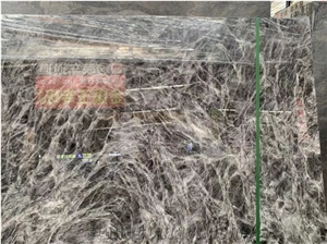 Silver Fox Grey Marble Slab
