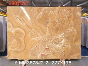 Yellow Agate Jade  Slab Tiles