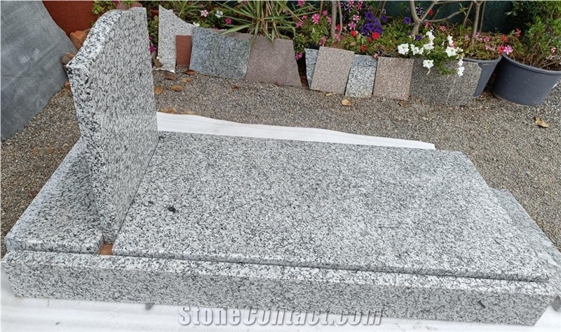 C WHITE GRANITE MONUMENT